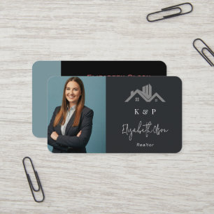 Carte De Visite Agent immobilier professionnel Realtor moderne