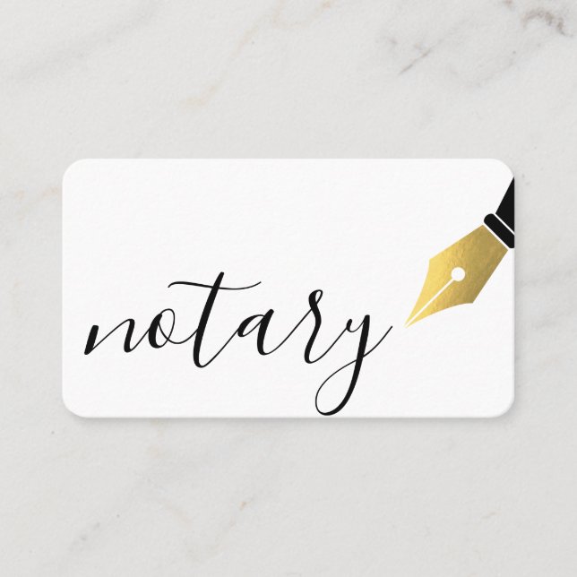Carte De Visite Agent Notaire Logo Logo Taxe Préparatoire Tenue (Devant)