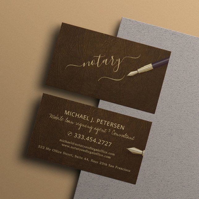 Carte De Visite Agent signataire de prêt notaire mobile notaire pu (Créateur téléchargé)