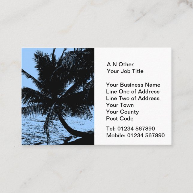 Carte De Visite Agents de voyage (Devant)