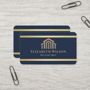 Carte De Visite Agents immobiliers promoteurs modernes