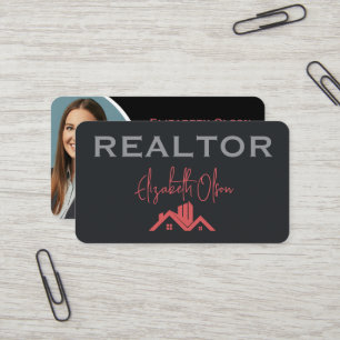Carte De Visite Agents immobiliers promotionnels de Realtor modern