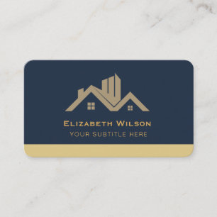 Carte De Visite Agents immobiliers promotionnels modernes