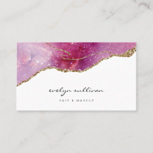 Carte De Visite agneau rose pourpre