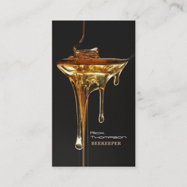 Carte De Visite Agriculteur doux de ferme d'abeille de (Devant)