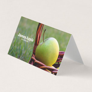 Carte De Visite Agriculteur, pomme