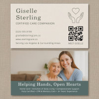Aide à domicile Code QR Certifié Support