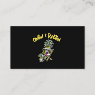 Carte De Visite Aiguille ananas Chillin Refillin Aiguille