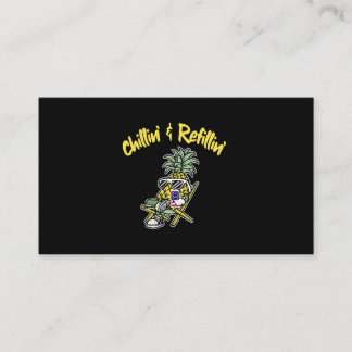 Carte De Visite Aiguille ananas Chillin Refillin Aiguille