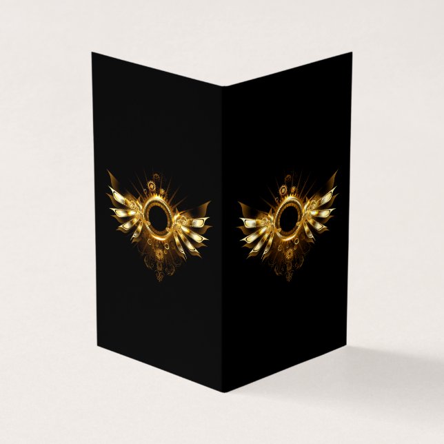 Carte De Visite Ailes de Steampunk (Extérieur)