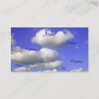 Carte De Visite Air pur - Filtration de l'air