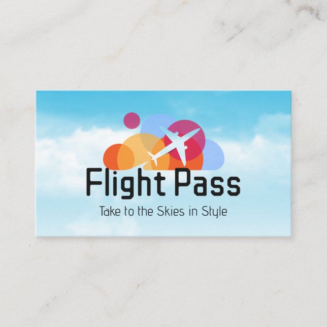 Carte De Visite Airline Logo | Flight (Devant)