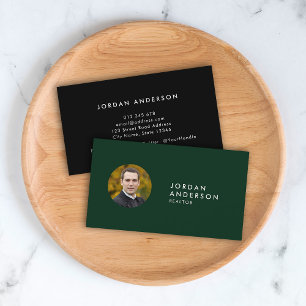 Carte De Visite Ajouter une couleur minimaliste simple et modifiab