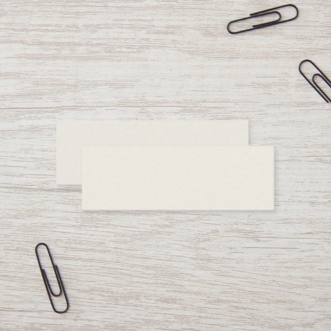 Carte de visite Alabaster Mini (Devant/Arrière en situation)