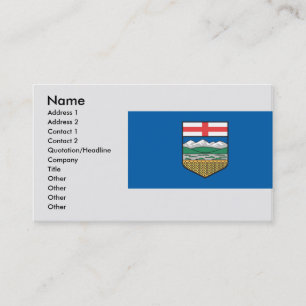 Carte De Visite Alberta, Canada