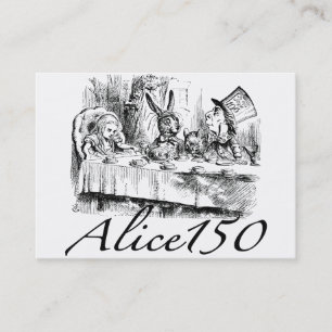 Carte De Visite Alice150 Alice dans anniversaire du pays des