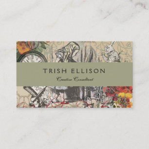 Carte De Visite Alice à Wonderland