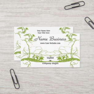 Carte De Visite Alice in Wonderland Bird, Illustrations de lapin