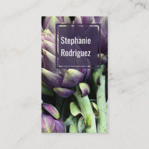 Carte de visite alimentaire coloré moderne