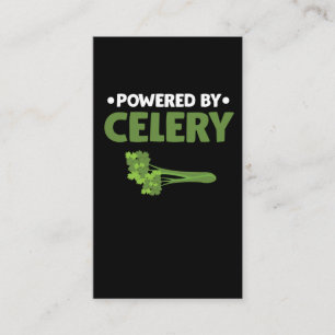 Carte De Visite Alimenté par Celery Green Juice Food Veggie amoure