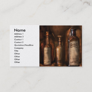 Carte De Visite Allergologue - Médicament pour l'asthme et la doul