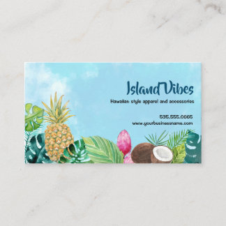 Carte De Visite Aloha Hawaiian