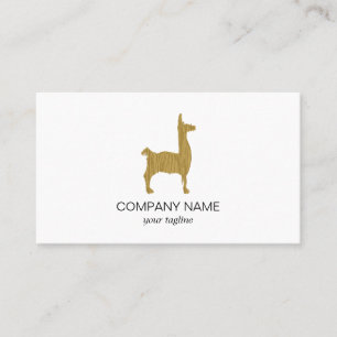 Carte De Visite Alpaca    LamaModern Cute Animal