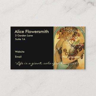 Carte De Visite Alphonse Mucha Peinture