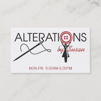 Carte De Visite Altération, Vêtements, Cuisine, Stress Marqué
