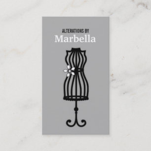 Carte De Visite Altération, Vêtements, Cuisine, Vintage De Faute