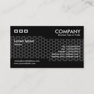 Carte De Visite Alternatif - Honeycomb foncé