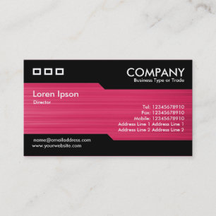 Carte De Visite Alternatif - Texture broyée de Crimson