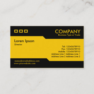 Carte De Visite Alterner - ambre