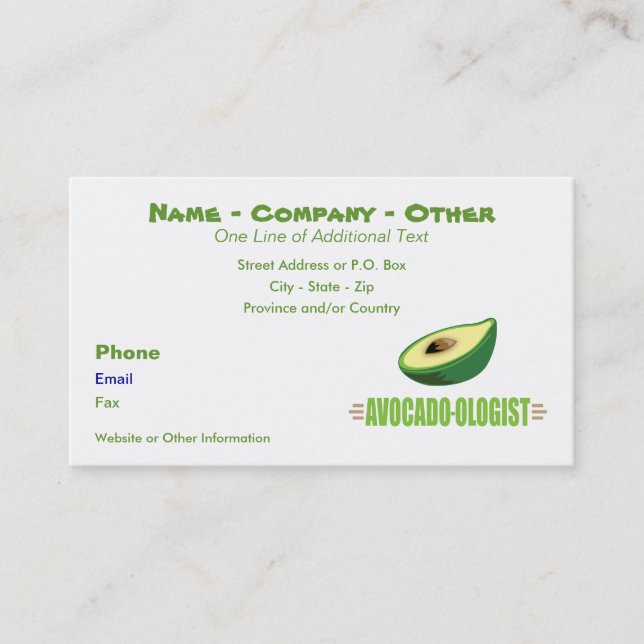 Carte De Visite Amateur d'avocat drôle (Devant)
