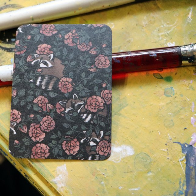 Carte De Visite Amateurs de raccoon mignon raccoons art une person (Créateur téléchargé)