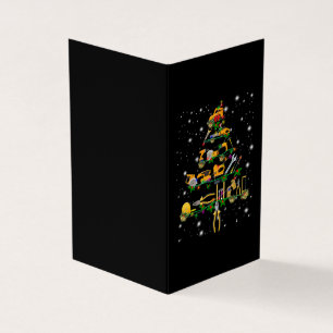 Carte De Visite Amateurs mécaniques  Arbre mécanique de Noël