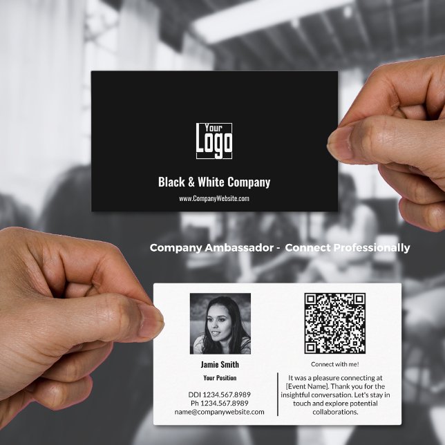 Carte De Visite Ambassadeur d'entreprise Connectez-vous profession (Créateur téléchargé)