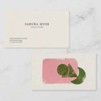 Carte De Visite Ambiance Cosy pour les Amateurs de Matcha et de Ja