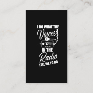 Carte De Visite Ambulance radio d'urgence EMT-don Paramedic