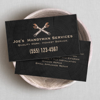 Carte De Visite Amélioration de la maison Handyman