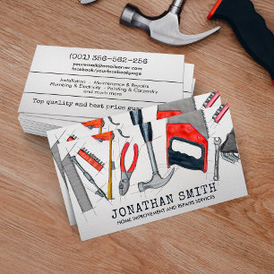 Carte De Visite Amélioration des maisons et réparation des service