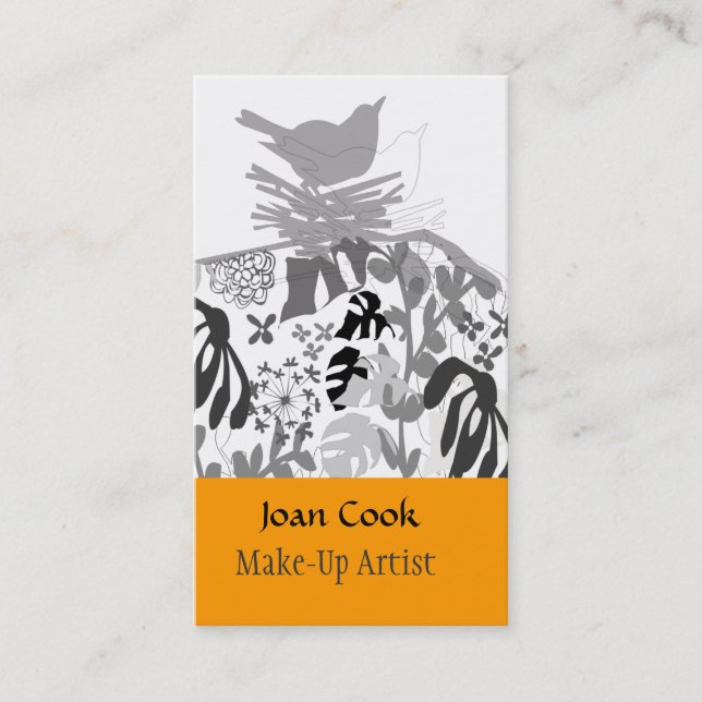 Carte De Visite Aménagement animal à la mode de planificateur (Devant)