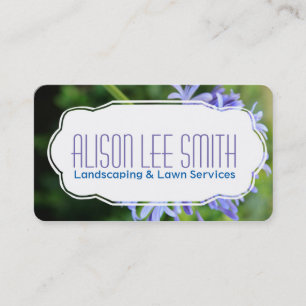 Carte De Visite Aménagement paysager / Services de pelouse / Jardi