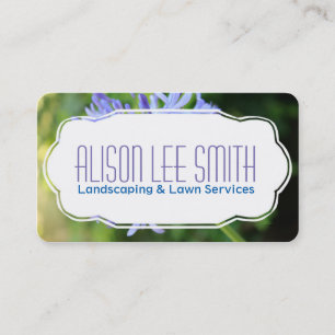 Carte De Visite Aménagement paysager / Services de pelouse / Jardi