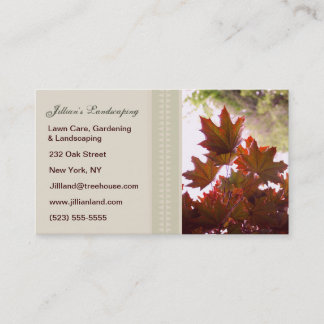 Carte De Visite Aménagement/pelouse/cartes de visite de jardinage