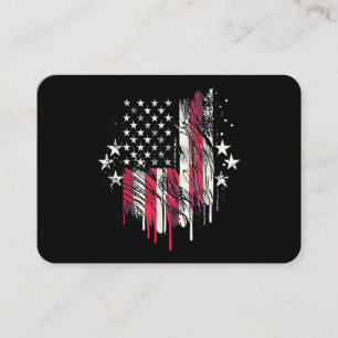 Carte De Visite American Flag Mens USA Toddler American Flag 4e o