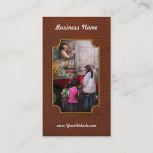 Carte De Visite Americana - crème glacée de chocolat de portion