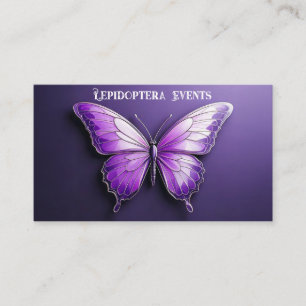 Carte De Visite Amethyst Butterfly