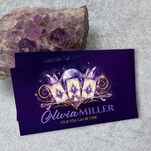 Carte De Visite Amethyst Magic - Oracle Cards, Ball et Crystals