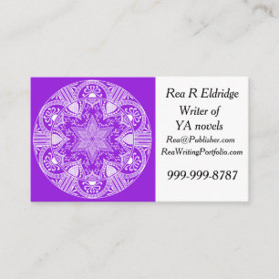 Carte De Visite Amethyst Mandala